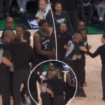 nba-ref-has-to-be-restrained-as-timberwolves-coach-chris-finch-calls-out-‘unprofessional-behavior’-in-tense-moment