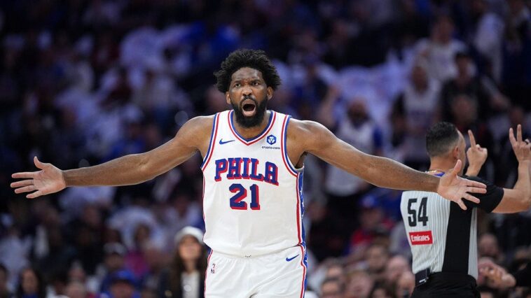 76ers’-joel-embiid-takes-thinly-veiled-shot-at-officials-after-knicks-take-commanding-3-0-lead-in-playoffs