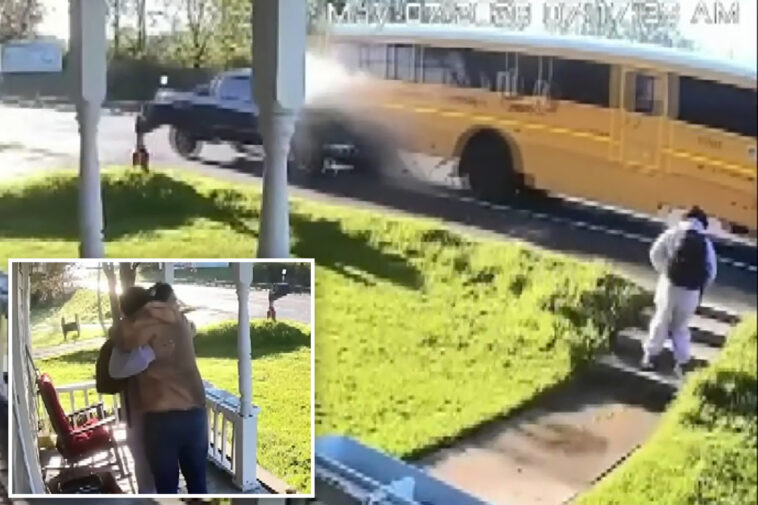 distracted-driver-slams-into-school-bus-in-upstate-ny,-injuring-kids