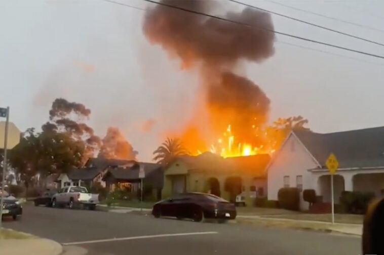 1-dead-in-horror-blast-at-la-garage-as-fireworks-seen-exploding-in-sky