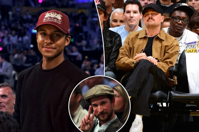 leonardo-dicaprio,-jaafar-jackson,-noah-wyle-headline-star-studded-crowd-at-lakers-thunder-game-3