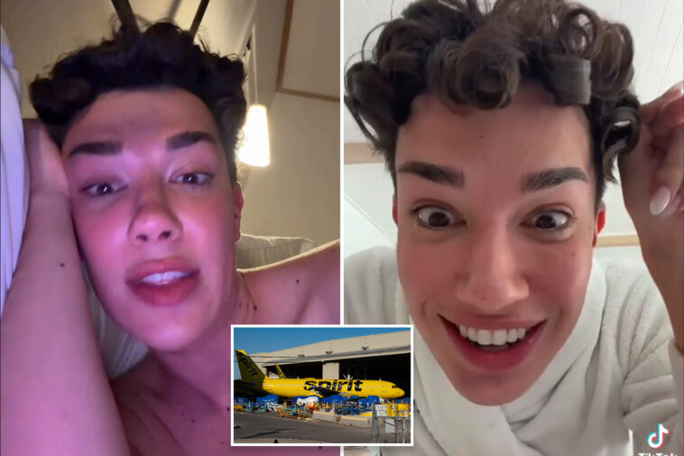 influencer-james-charles-torched-after-blasting-canned-spirit-airlines-staffer-as-‘lazy-piece-of-s–t’-over-donation-plea