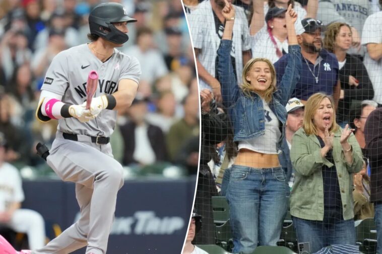 yankees-rookie-spencer-jones-gets-first-career-hit-with-mom-in-stands-on-mother’s-day
