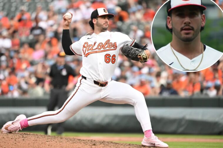 orioles-pitcher-delivers-‘most-creative’-gender-reveal-during-broadcast-in-sweet-mother’s-day-moment