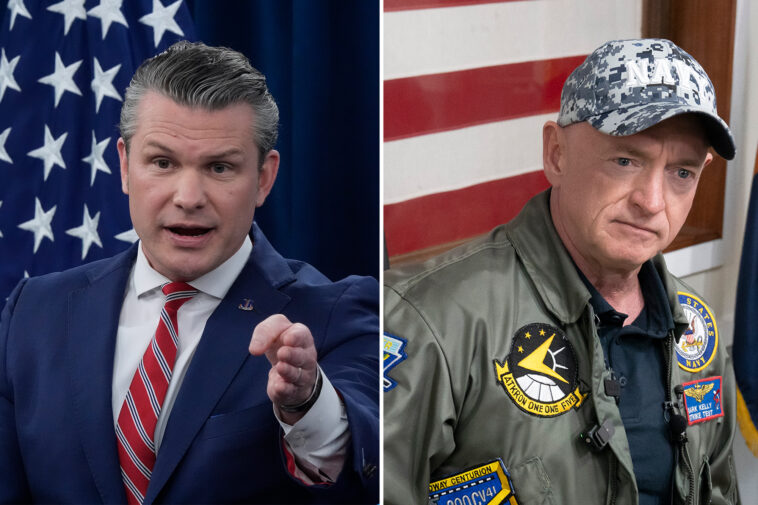 hegseth-says-pentagon-will-review-mark-kelly’s-public-statements-about-classified-briefing-amid-ongoing-feud