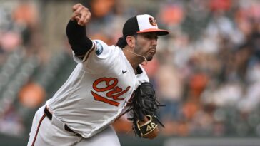 orioles-pitcher-takes-part-in-gender-reveal-as-he-walks-off-mound-following-relief-appearance
