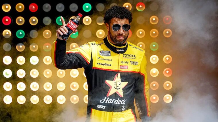 bubba-wallace-has-tense-pit-road-confrontation,-nascar-fans-rip-female-driver-&-sam-busch-goes-cowgirl!