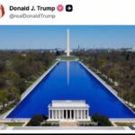 here-we-go:-lawsuit-filed-to-block-president-trump-from-painting-reflecting-pool-blue