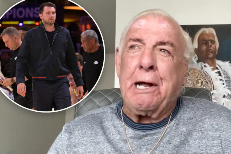 ric-flair-continues-to-rip-luka-doncic-for-sitting-out:-‘i’ve-taken-a-cortisone-shot-and-wrestled-with-a-broken-ankle’