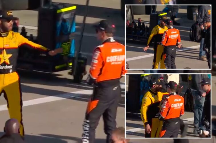 bubba-wallace,-christopher-bell-have-heated-pit-road-confrontation-after-nascar-race