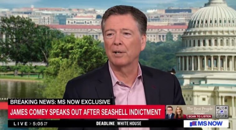 comey-refuses-to-talk-about-the-other-evidence-federal-prosecutors-have-against-him-in-first-media-appearance-since-indictment-(video)
