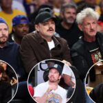 eddie-murphy,-sean-penn,-and-leonardo-dicaprio-attend-thunder-vs.-lakers-game-4-in-what-could-be-lebron-james-last-game
