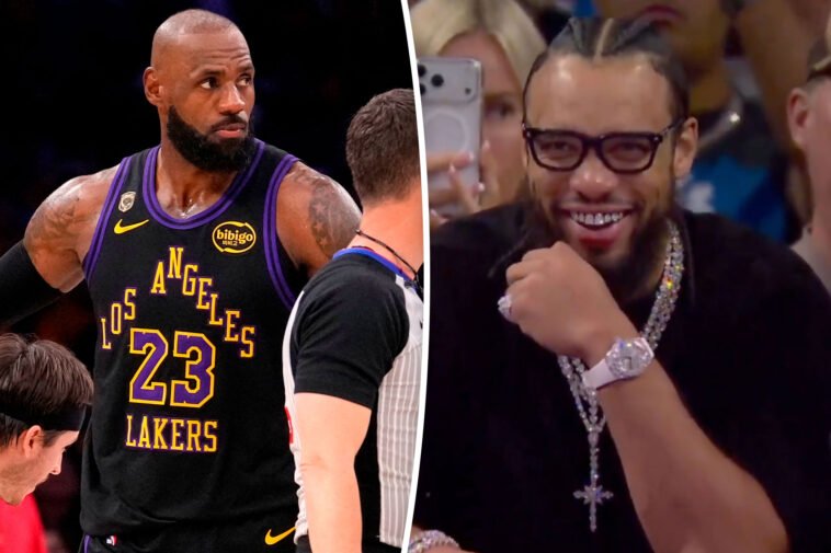 nba-villain-dillon-brooks-taunts-lakers’-lebron-james-from-courtside-seats