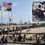 terrifying-moment-huge-mob-of-e-bike-riding-youths-batter-husband-in-huntington-beach
