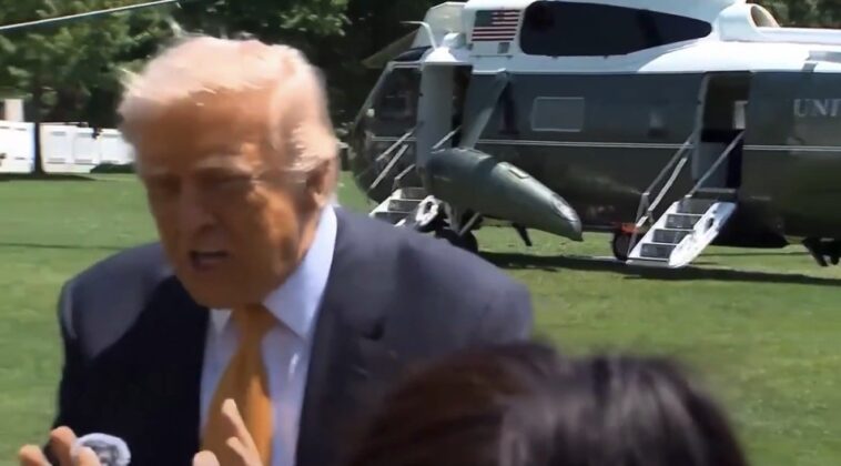 watch:-“i-doubled-the-size-of-it,-you-dumb-person!”-–-trump-nukes-reporter-attempting-to-grill-him-on-cost-of-white-house-ballroom