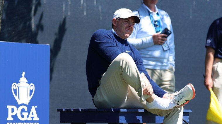 rory-mcilroy-cuts-pga-championship-practice-round-short-after-ripping-toenail-off-amid-nasty-blister-issues