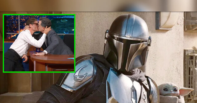 video:-pedro-pascal-kisses-stephen-colbert,-calls-himself-‘an-actress’-while-promoting-disney’s-‘the-mandalorian-and-grogu’