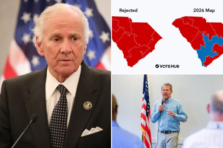 south-carolina-gov-expected-to-demand-special-session-on-redistricting-as-georgia’s-kemp-calls-for-one