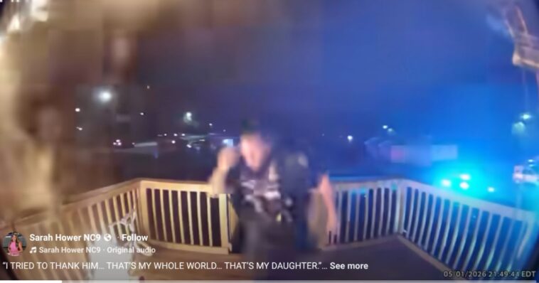 intense-footage:-police-officer-with-no-protective-gear-sprints-into-burning-house-and-saves-entire-family