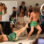 runway-model-dragging-‘lifeless’-woman-sparks-fierce-debate:-‘stupidity’