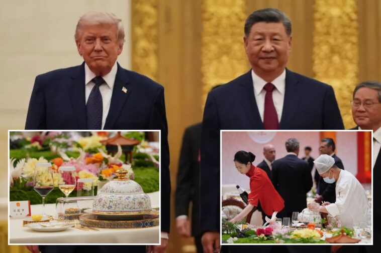 trump-enjoys-lavish-state-dinner-of-beef-ribs,-roast-duck,-and-ice-cream-during-china-visit
