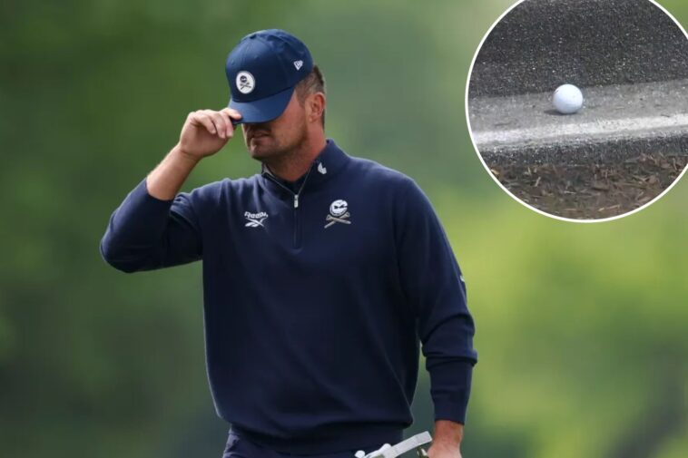 bryson-dechambeau’s-tee-shot-lands-on-stairs-during-disastrous-pga-championship-round