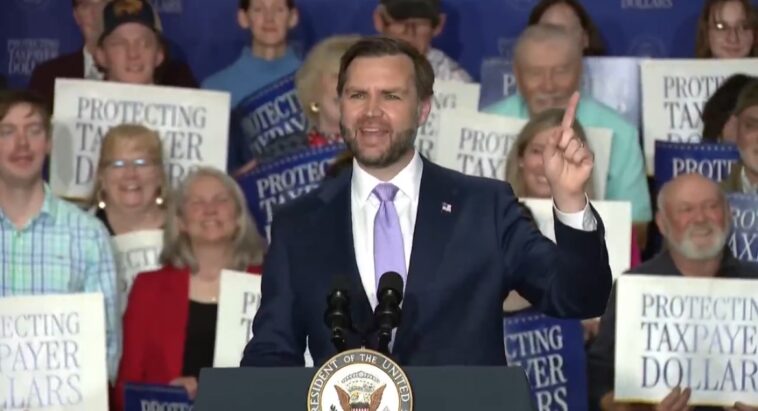 vance-trolls-‘quality-learing-center’-during-remarks-at-anti-fraud-rally-in-maine-(video)