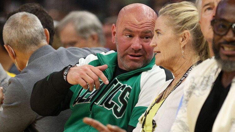 dana-white-recalls-bizarre-confrontation-with-warriors-owner-who-tried-to-“unzip”-his-celtics-hoodie