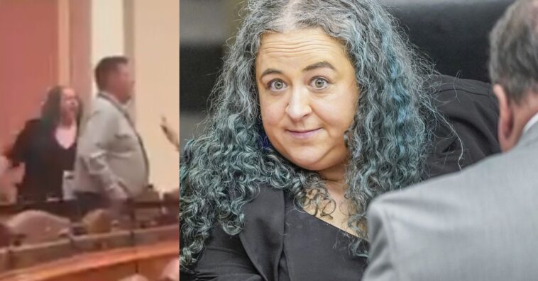 watch:-unhinged-minnesota-democrat-screams-‘go-f-cking-shoot-yourself’-at-republican-colleague-during-house-floor-sit-in-over-aggressive-gun-grab-bill
