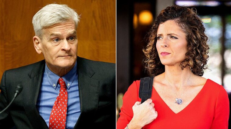 louisiana-senate-primary-heats-up-as-cassidy-accuses-letlow-of-pelosi-style-stock-trading,-dei-support