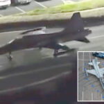 fighter-jet-cruises-socal-streets-ahead-of-massive-military-event