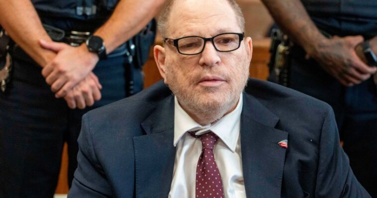 wheelchair-bound-harvey-weinstein-returns-to-court-after-illness,-jury-deliberates-his-fate-in-rape-trial