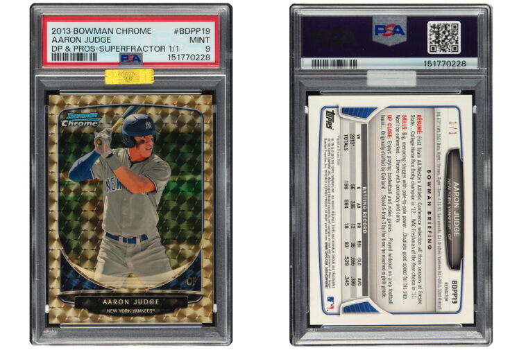 all-rise:-rare-aaron-judge-baseball-card-sells-for-close-to-$1m-at-auction