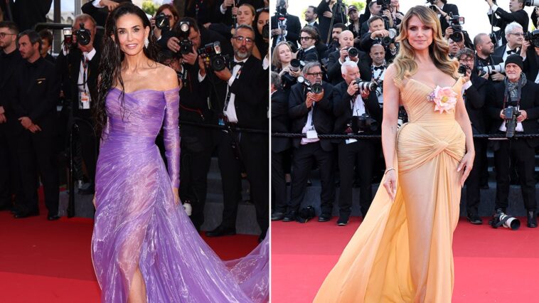 demi-moore,-heidi-klum-bring-bombshell-glamour-to-cannes-in-head-turning-looks
