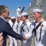 hegseth-personally-welcomes-home-sailors-of-uss-gerald-r-ford-after-11-month-deployment-(video)