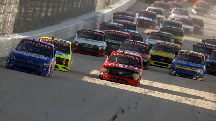 nascar-tire-carrier-saves-reporter-from-runaway-pit-box-before-craftsman-truck-series-race