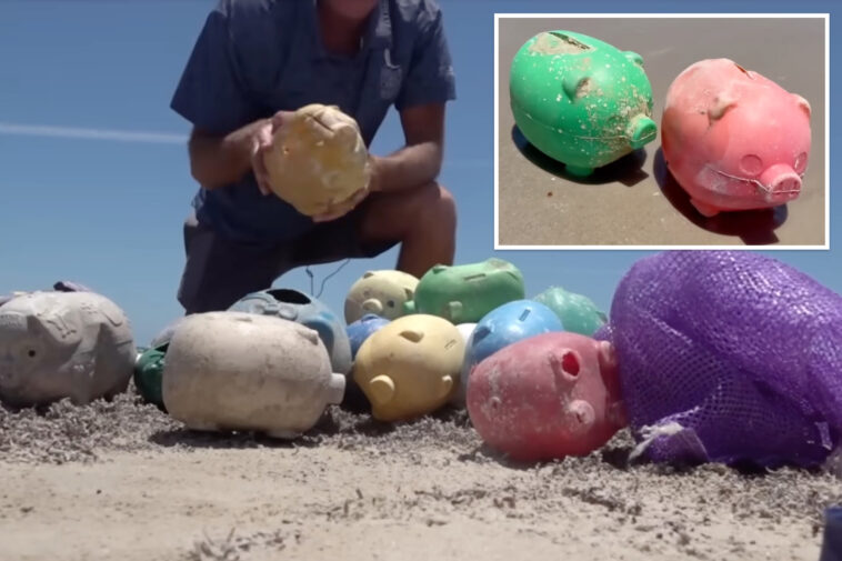 dozens-of-defective-piggybanks-wash-ashore-in-texas-—-and-no-one-knows-where-they-came-from