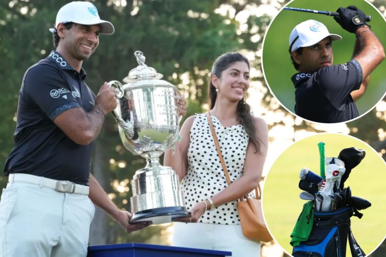 why-pga-championship-winner-aaron-rai-uses-two-gloves,-iron-covers