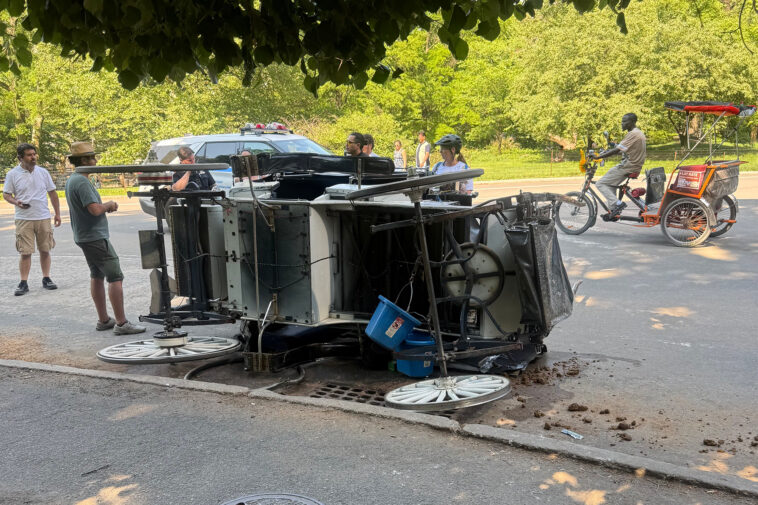 driver-hurt-after-spooked-horse-crashes-into-another-carriage-in-nyc-park:-‘it’s-madness’