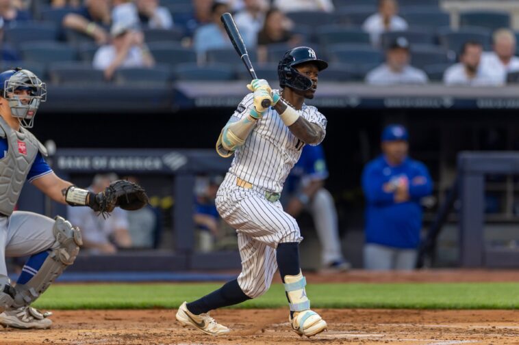 jazz-chisholm-jr.-won’t-stop-wearing-yankees-teammate’s-pants,-using-another’s-bat-as-he-stays-hot