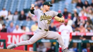 a’s-pitcher-jt-ginn-loses-no-hitter-in-9th,-angels-hit-walk-off-home-run