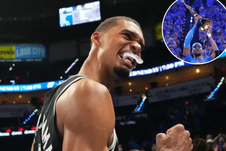 spurs-phenom-victor-wembanyama-says-game-1-was-personal-after-losing-mvp-to-thunder-star