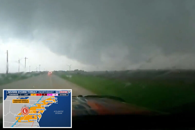 severe-storms-target-100m-from-texas-to-maine-with-heat,-hail-and-gusts-after-tornadoes,-power-outages