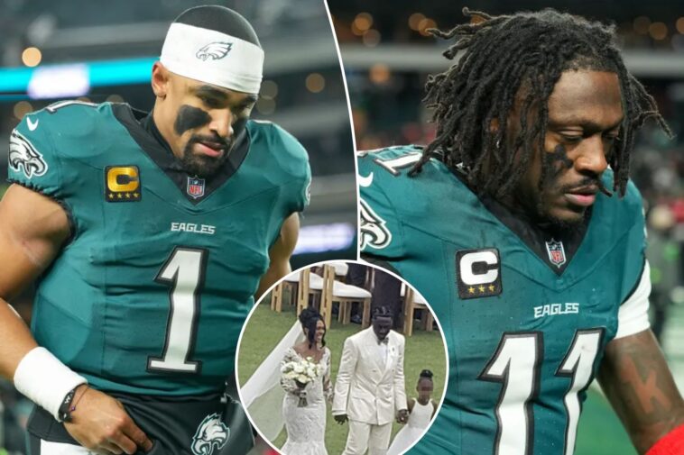 jalen-hurts-does-not-attend-aj.-brown’s-wedding-as-trade-rumors-swirl