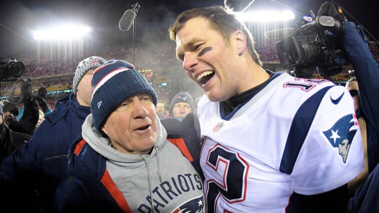 bill-belichick-confirms-feud-with-tom-brady-was-fiction,-praises-his-quarterback’s-leadership-from-day-one