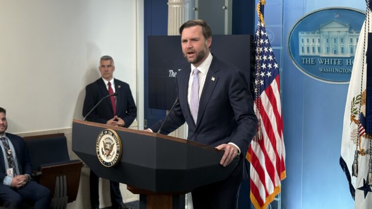 watch-live:-vice-president-jd-vance-delivers-press-briefing-–-1-pm-et