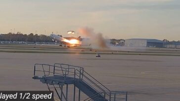 watch:-newly-released-cctv-footage-shows-moment-ups-plane’s-engine-falls-off-before-it-explodes-into-massive-fireball
