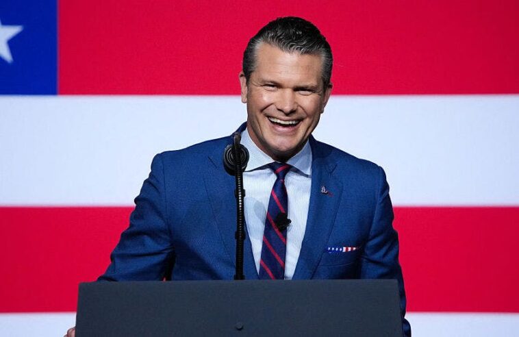 watch:-pete-hegseth-recreates-trump-pep-talk-word-for-word