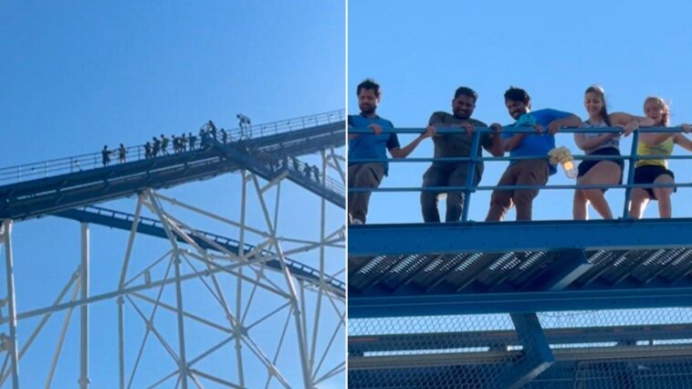 six-flags-guests-stranded-245-feet-in-air-after-power-outage-forces-coaster-evacuation