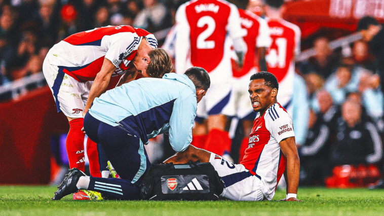 arsenal’s-jurrien-timber-could-miss-ucl-final,-world-cup-due-to-injury